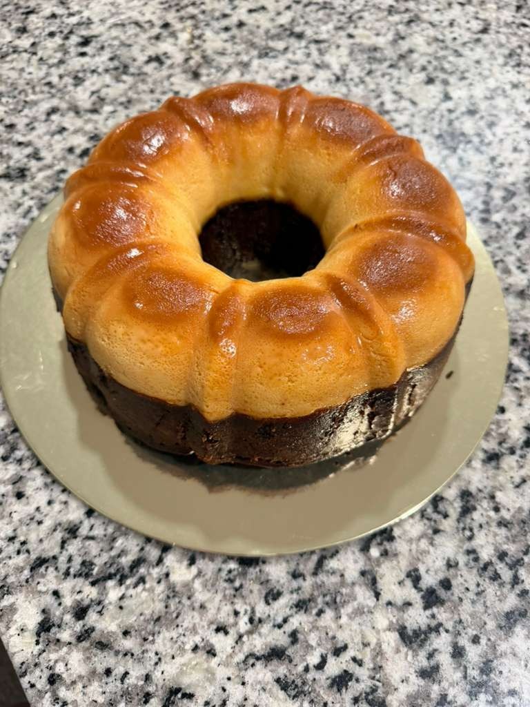 Classic Chocoflan Slice